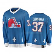 Maillot Hockey Quebec Nordiques J. T. Compher Heritage Vintage Bleu