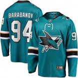Maillot Hockey San Jose Sharks Alexander Barabanov Domicile Breakaway Vert