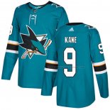 Maillot Hockey San Jose Sharks Evander Kane Domicile Authentique Vert