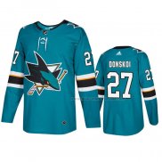 Maillot Hockey San Jose Sharks Joonas Donskoi Domicile Vert