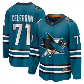 Maillot Hockey San Jose Sharks Macklin Celebrini Domicile Breakaway Verde