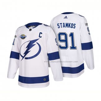 Maillot Hockey Tampa Bay Lightning Steven Stamkos 2018 Blanc