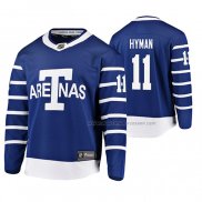 Maillot Hockey Toronto Maple Leafs Zach Hyman Throwback Breakaway Joueur Bleu