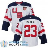 Maillot Hockey USA Kyle Palmieri Premier 2016 World Cup Blanc