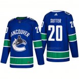 Maillot Hockey Vancouver Canucks Brandon Sutter Domicile Premier 2017-2018 Bleu