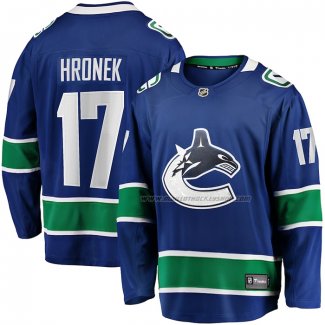 Maillot Hockey Vancouver Canucks Filip Hronek Domicile Breakaway Bleu