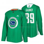 Maillot Hockey Vancouver Canucks Sam Gagner New Season Practice Vert