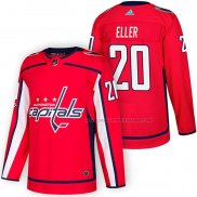 Maillot Hockey Washington Capitals Lars Eller Authentique Domicile 2018 Rouge