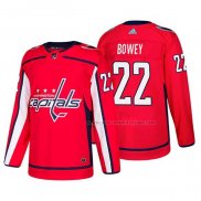 Maillot Hockey Washington Capitals Madison Bowey Domicile Authentique Joueur Rouge