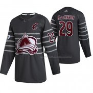 Maillot Hockey 2020 All Star Colorado Avalanche Nathan Mackinnon Authentique Gris