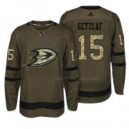 Maillot Hockey Anaheim Ducks Ryan Getzlaf Salute To Service Vert Militar