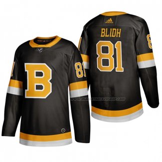 Maillot Hockey Boston Bruins Anton Blidh Alterner 2019-20 Noir