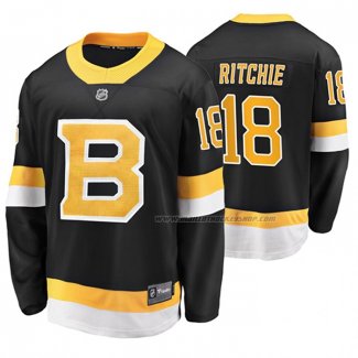 Maillot Hockey Boston Bruins Brett Ritchie Alterner Premier Breakaway Noir