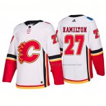 Maillot Hockey Calgary Flames Dougie Hamilton Exterieur Premier 2017-2018 Blanc