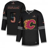 Maillot Hockey Calgary Flames Mark Giordano 2020 USA Flag Noir