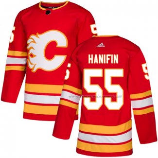 Maillot Hockey Calgary Flames Noah Hanifin Alterner Authentique Rouge