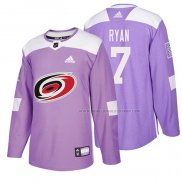 Maillot Hockey Carolina Hurricanes Derek Ryan 2018 Fights Cancer Volet