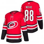 Maillot Hockey Carolina Hurricanes Martin Necas Domicile Authentique 2018 Rouge