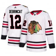 Maillot Hockey Chicago Blackhawks Alex Debrincat Exterieur Blanc