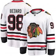 Maillot Hockey Chicago Blackhawks Connor Bedard Exterieur Breakaway Blanc