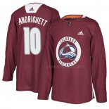 Maillot Hockey Colorado Avalanche Sven Andrighetto New Season Practice Maroon