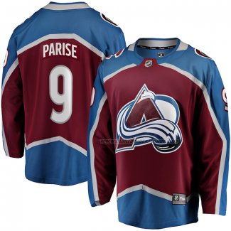 Maillot Hockey Colorado Avalanche Zach Parise Domicile Premier Breakaway Marron