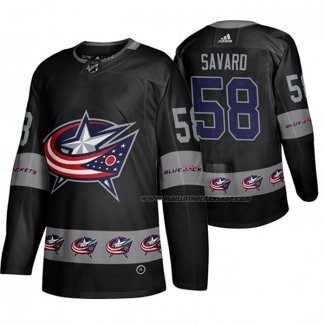 Maillot Hockey Columbus Blue Jackets David Savard Breakaway Noir