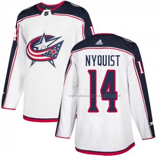 Maillot Hockey Columbus Blue Jackets Gustav Nyquist Road Authentique Blanc