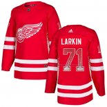 Maillot Hockey Detroit Red Wings Dylan Larkin Drift Fashion Rouge