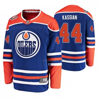 Maillot Hockey Edmonton Oilers Zack Kassian 44 Alterner Authentique Bleu