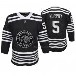Maillot Hockey Enfant Chicago Blackhawks Connor Murphy Premier Alterner Noir