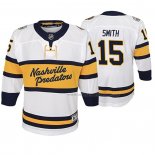 Maillot Hockey Enfant Nashville Predators Craig Smith Replica Joueur 2020 Winter Classic Blanc