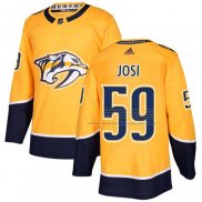 Maillot Hockey Enfant Nashville Predators Roman Josi Domicile Authentique Jaune