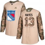 Maillot Hockey Enfant New York Rangers Kevin Hayes Authentique 2017 Veterans Day Camouflage