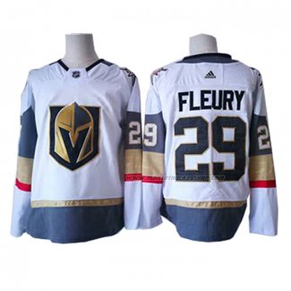 Maillot Hockey Enfant Vegas Golden Knights Marc-andre Fleury Blanc Authentique Gris