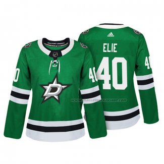 Maillot Hockey Femme Dallas Stars Remi Elie Authentique Joueur Vert