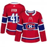 Maillot Hockey Femme Montreal Canadiens Paul Byron Authentique Joueur Rouge