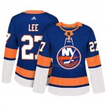 Maillot Hockey Femme New York Islanders Anders Lee Authentique Joueur Bleu
