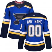 Maillot Hockey Femme St. Louis Blues Personnalise Domicile Bleu