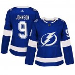 Maillot Hockey Femme Tampa Bay Lightning Tyler Johnson Authentique Joueur Bleu