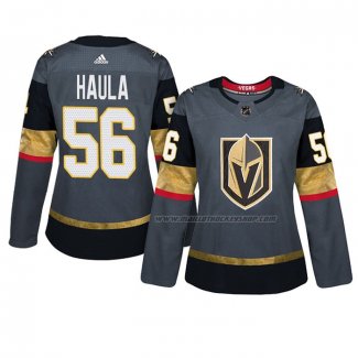 Maillot Hockey Femme Vegas Golden Knights Erik Haula Domicile Authentique Joueur Gris