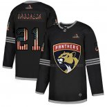 Maillot Hockey Florida Panthers Vincent Trocheck 2020 USA Flag Noir