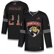 Maillot Hockey Florida Panthers Vincent Trocheck 2020 USA Flag Noir