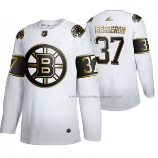 Maillot Hockey Golden Edition Boston Bruins Patrice Bergeron Limited Blanc