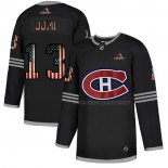 Maillot Hockey Montreal Canadiens Max Domi 2020 USA Flag Noir