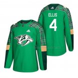 Maillot Hockey Nashville Predators Ryan Ellis 2018 Dia de San Patricio Vert