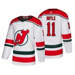 Maillot Hockey New Jersey Devils Brian Boyle Alterner Authentique Blanc