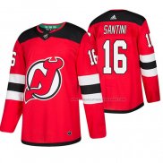 Maillot Hockey New Jersey Devils Steven Santini Domicile Authentique Rouge