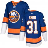 Maillot Hockey New York Islanders Billy Smith Domicile Authentique Bleu