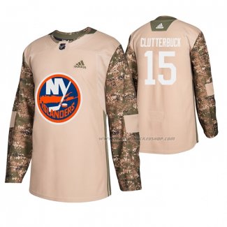 Maillot Hockey New York Islanders Cal Clutterbuck Veterans Day Camouflage